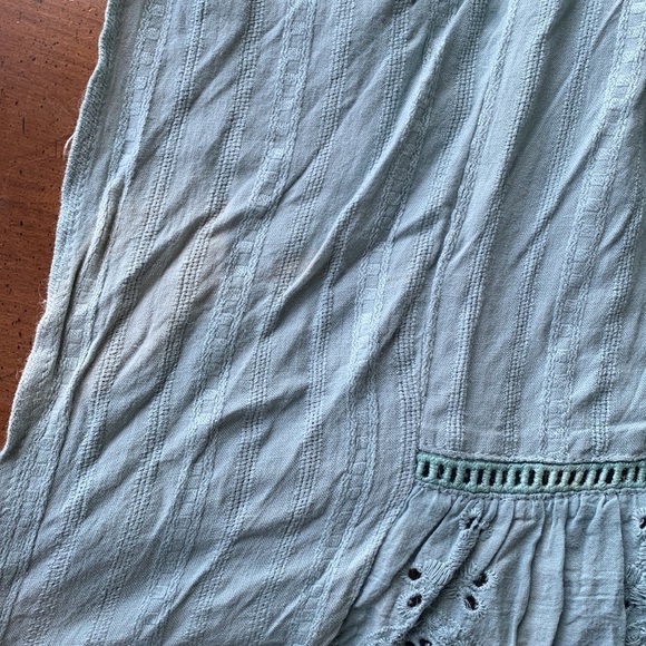 🆕 Suzanne Betro Seafoam Draped Ruffle Open Jacket - Women’s Size 1X Tunic Flaw - Picture 6 of 6